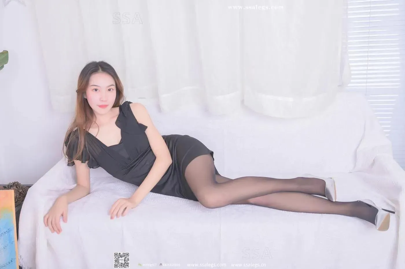 [SSA丝社]超清写真 NO.332 素素今天只想穿上黑丝给你看(上)[23] [46P]插图8